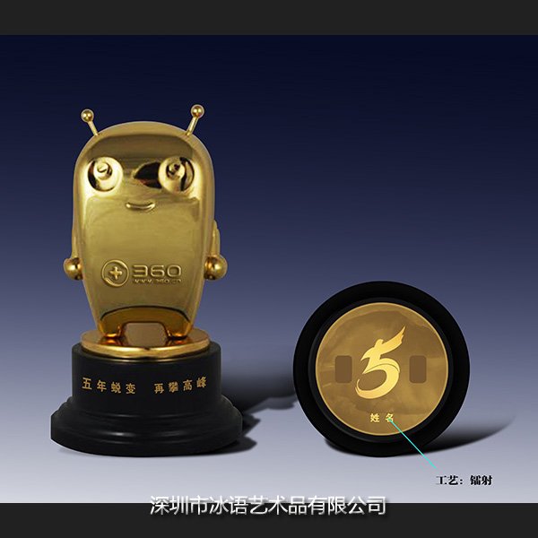 360金屬獎(jiǎng)杯定制