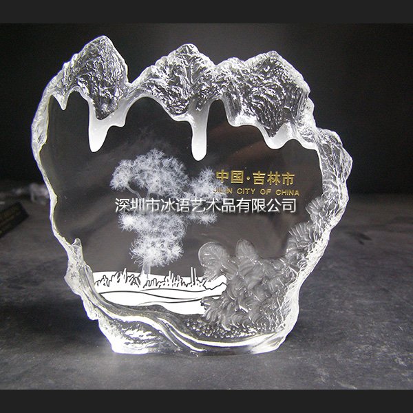 吉林霧凇紀(jì)念品定制
